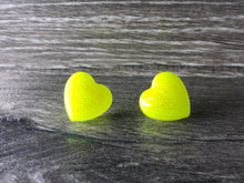 Sunny disposition- yellow glow stud earrings