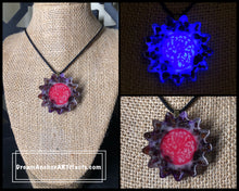 The Burning Bush- purple glow necklace