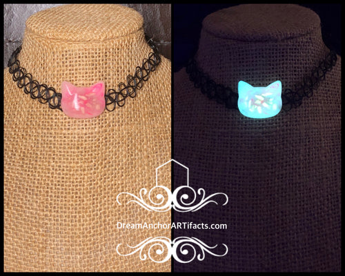 Electric kitten - glow choker